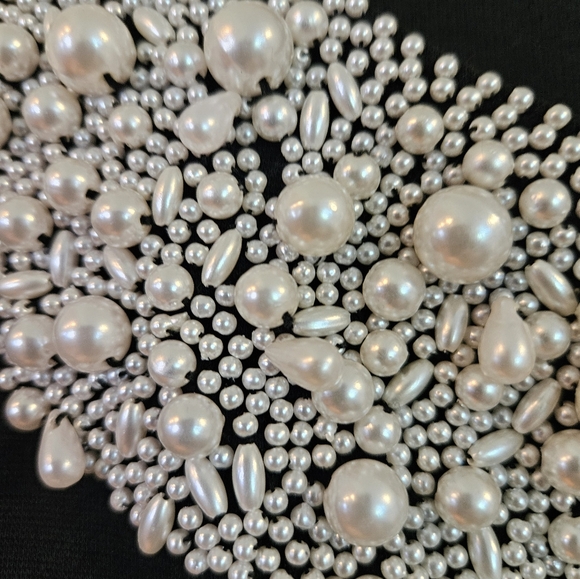 Outlander Evening Formal Black Beaded black dress sz S - Picture 5 of 7